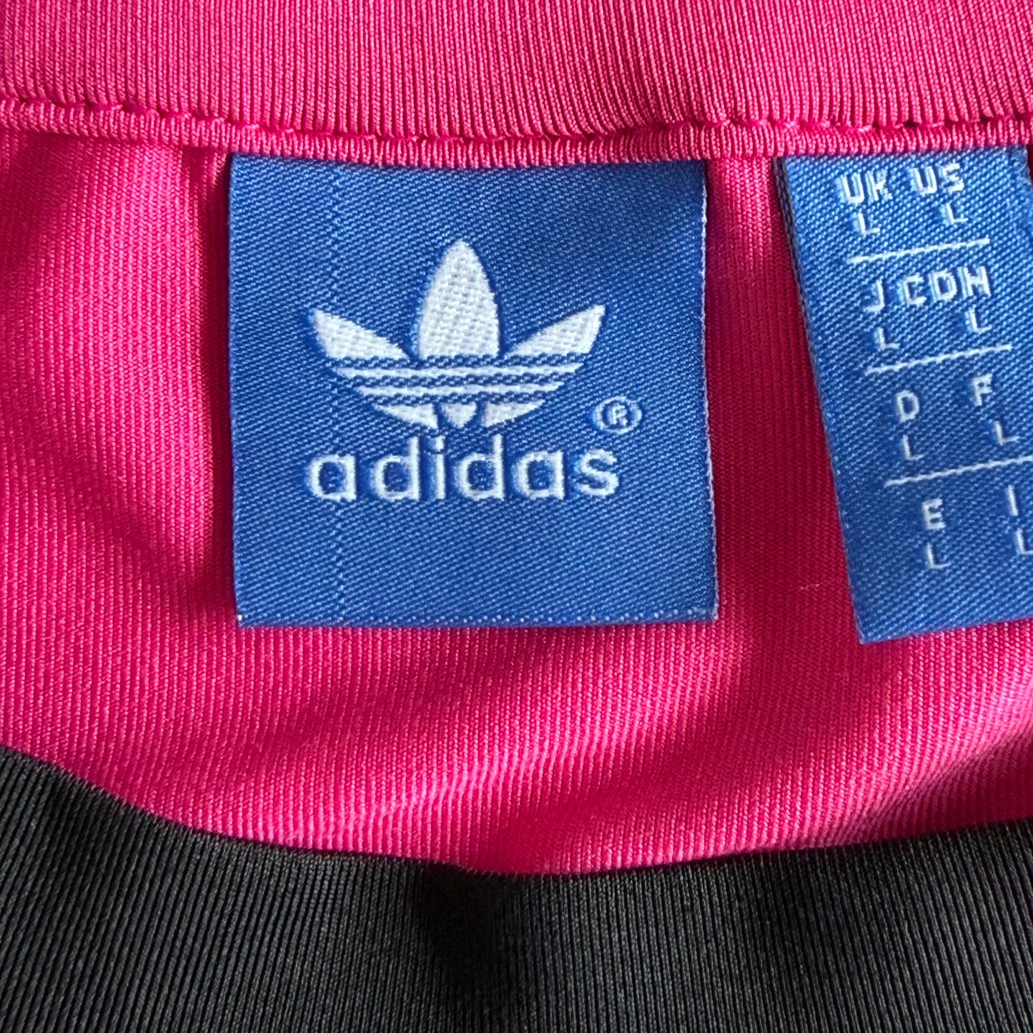 Y2K Adidas Activewear Three Stripe Long Sleeve - L