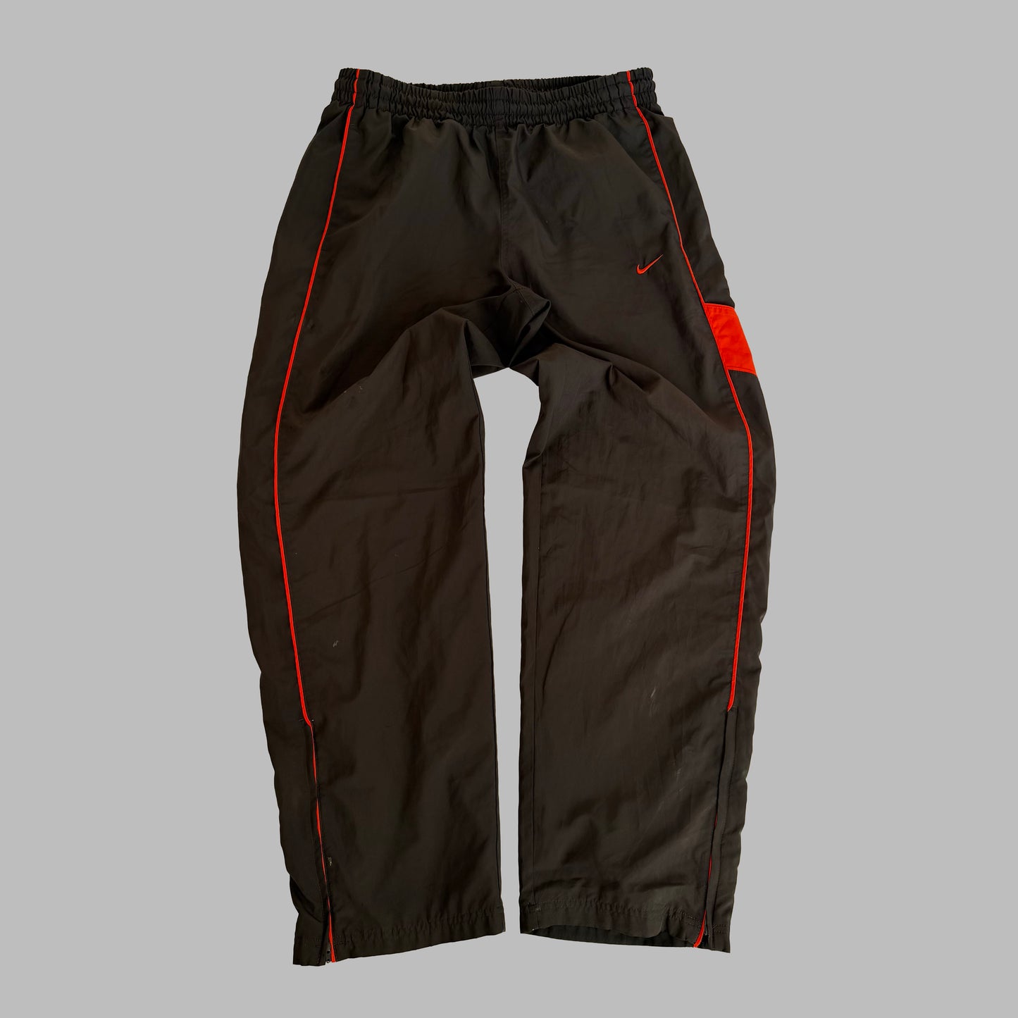 Nike Wide Leg Striped Track Pants - L