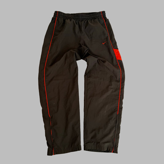 Nike Wide Leg Striped Track Pants - L