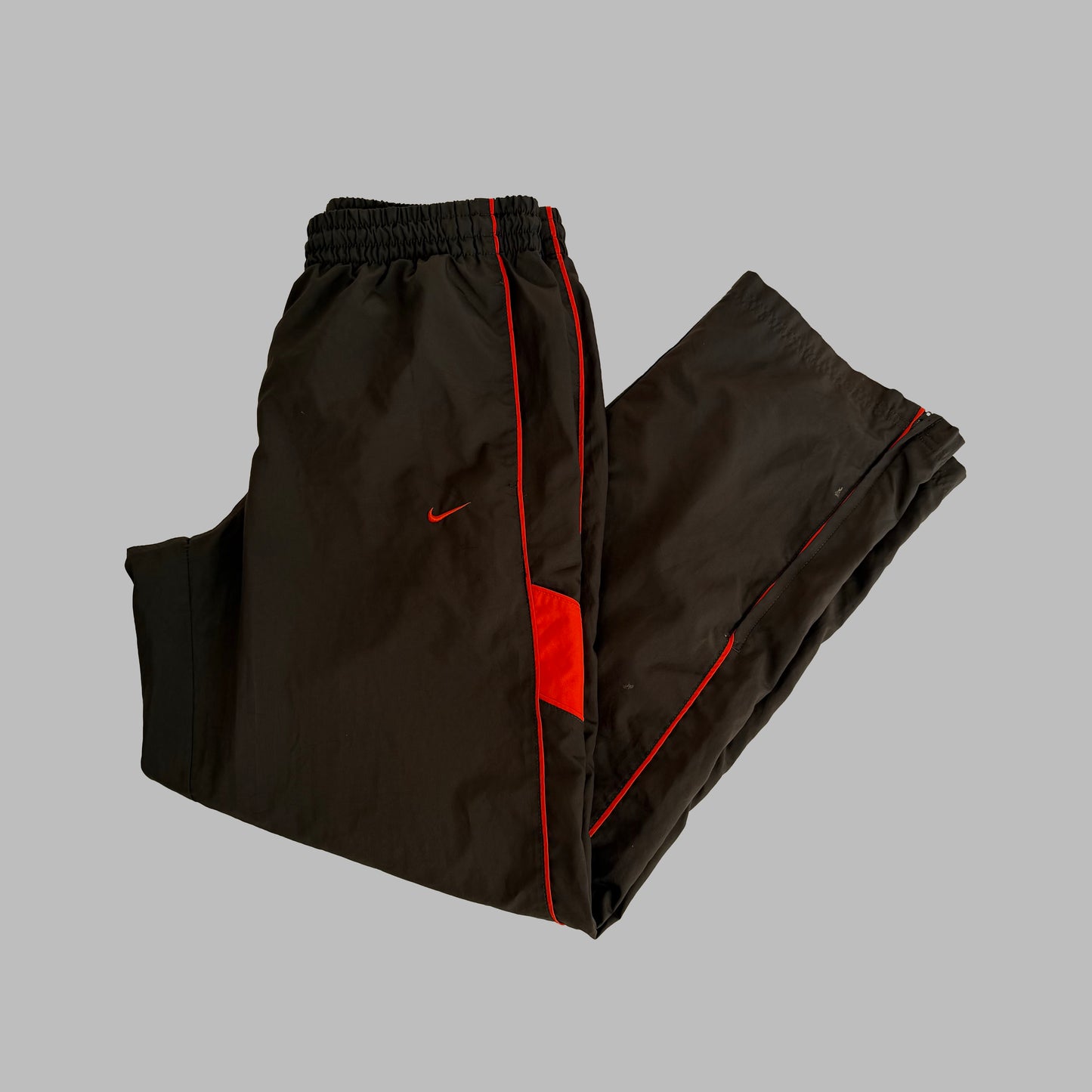 Nike Wide Leg Striped Track Pants - L