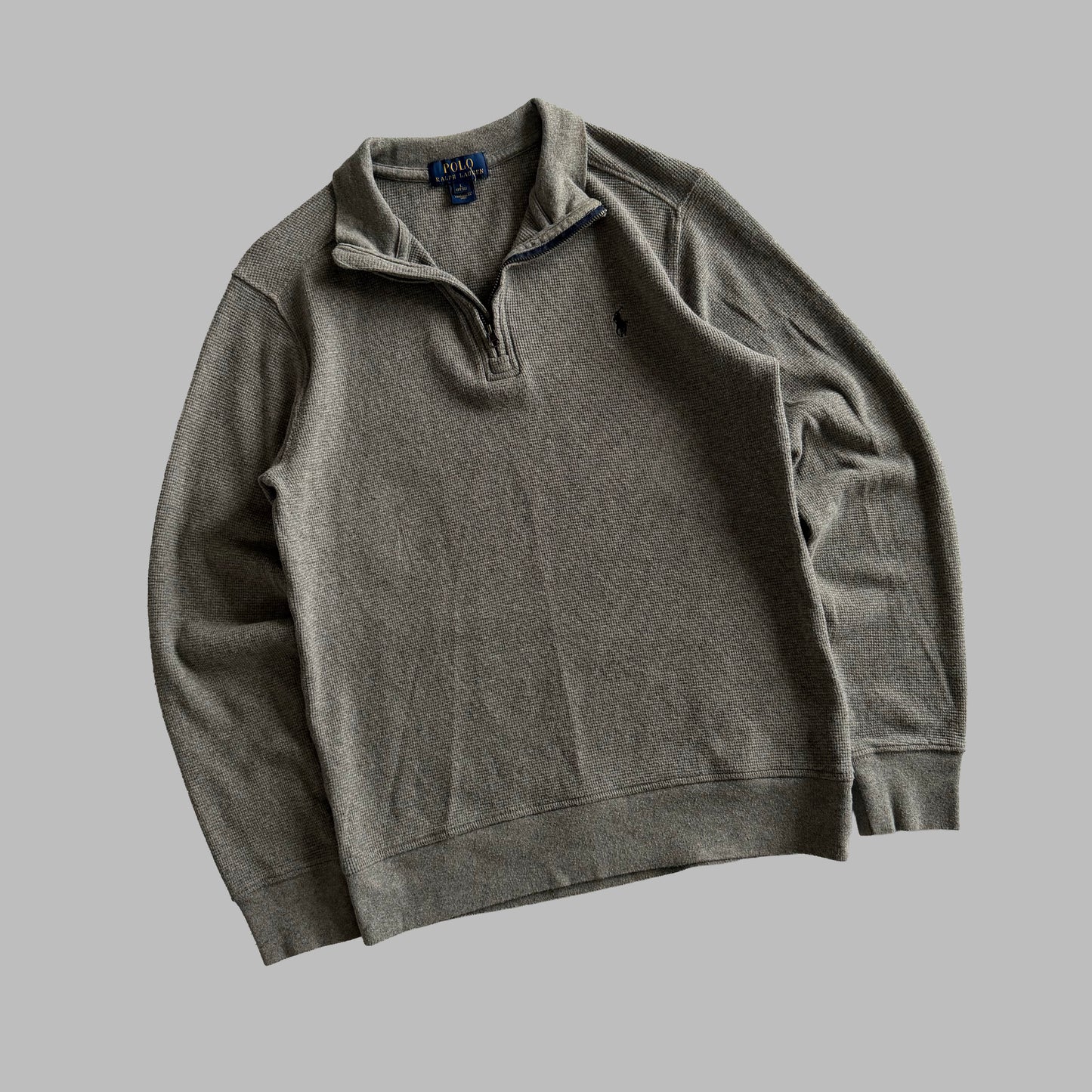Polo Ralph Lauren Waffle Quarter Zip - S
