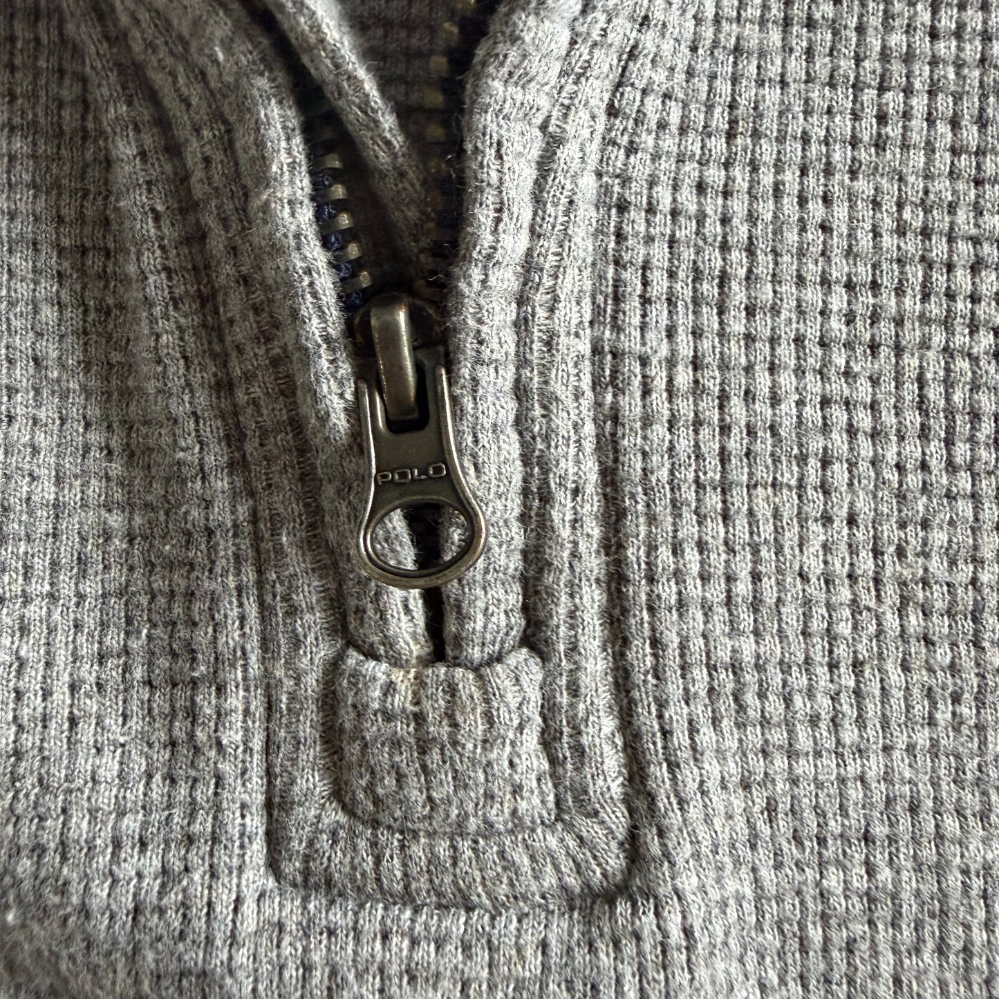 Polo Ralph Lauren Waffle Quarter Zip - S