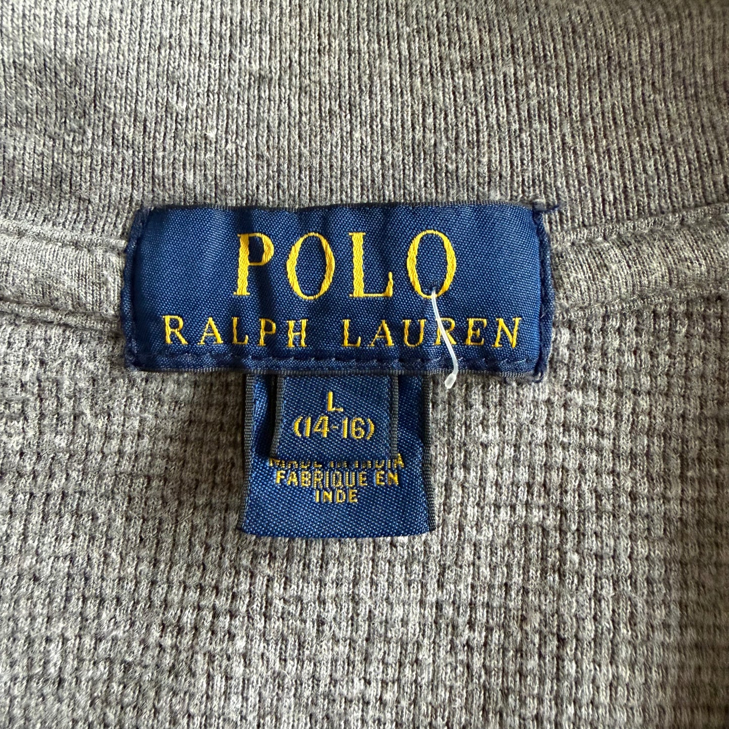 Polo Ralph Lauren Waffle Quarter Zip - S
