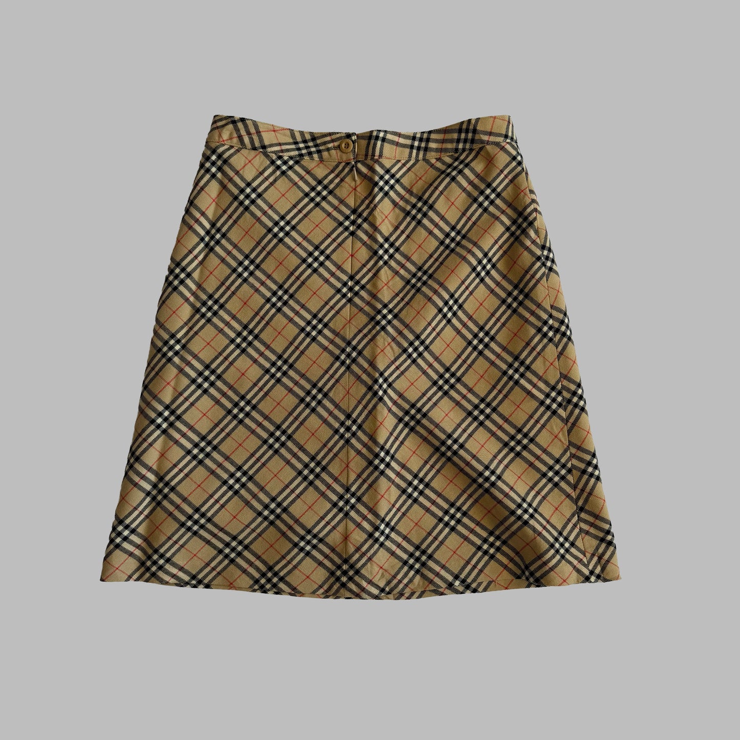 90s Burberry Midi Skirt - 27"