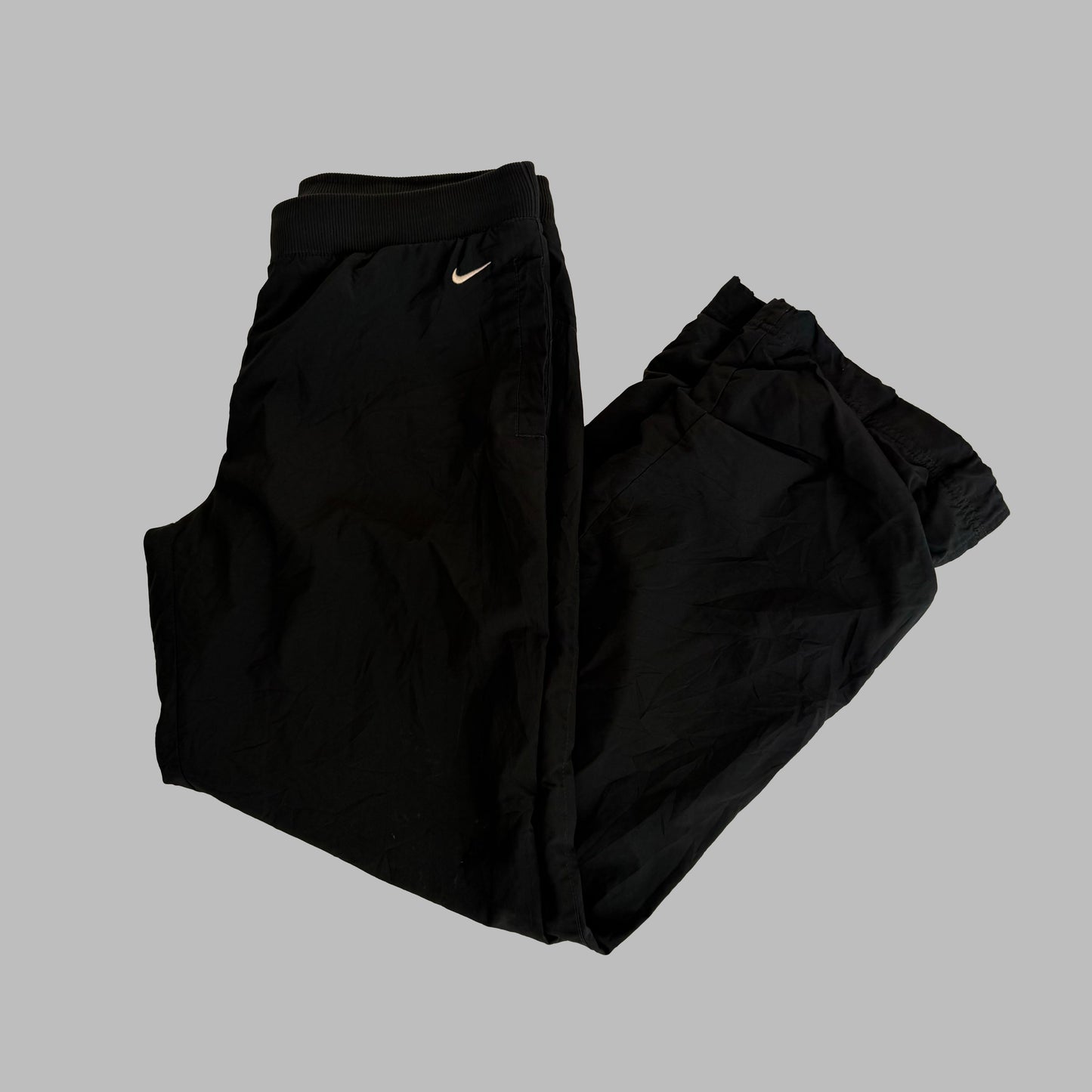 Y2K Nike Wide Leg Classic Track Pants - M