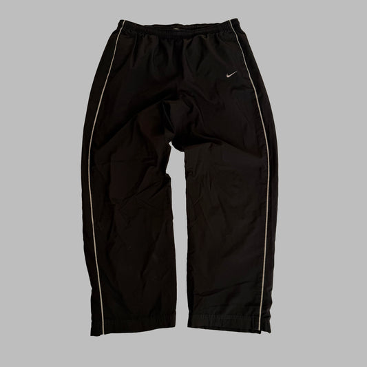 Y2K Nike Wide Leg Striped Track Pants - L