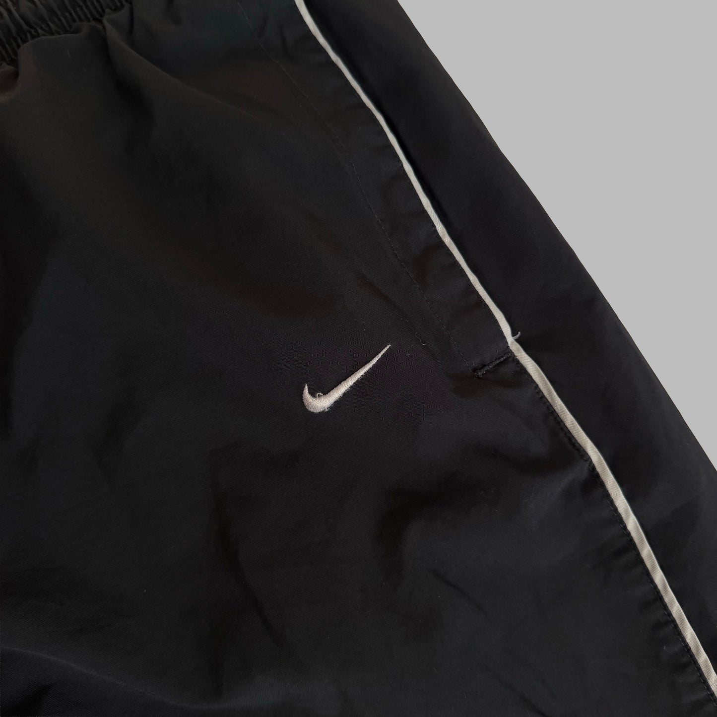 Y2K Nike Wide Leg Striped Track Pants - L