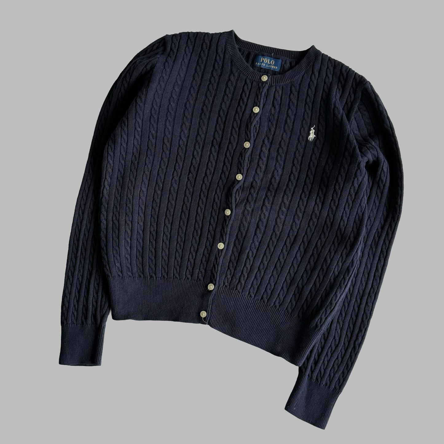 Ralph Lauren Cable Knit Cardigan - Medium