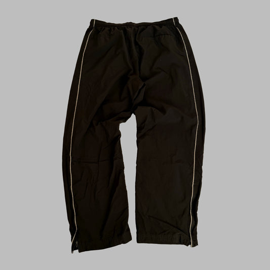 Y2K Nike Wide Leg Striped Track Pants - L