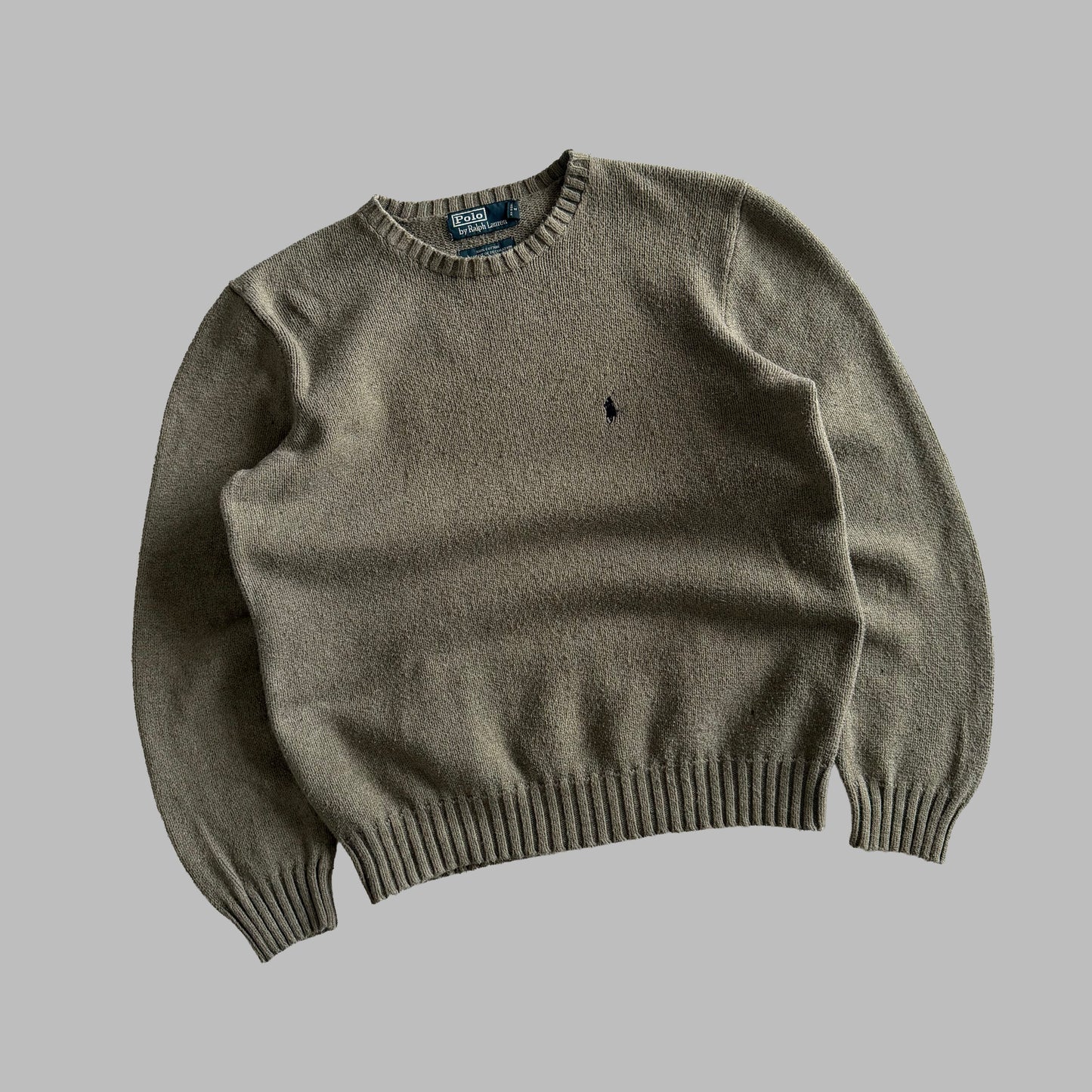 90s Polo Ralph Lauren Heavy Knit - M