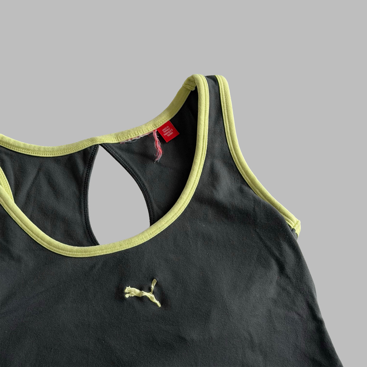 Y2K Puma Ringer Activewear Tank - XS