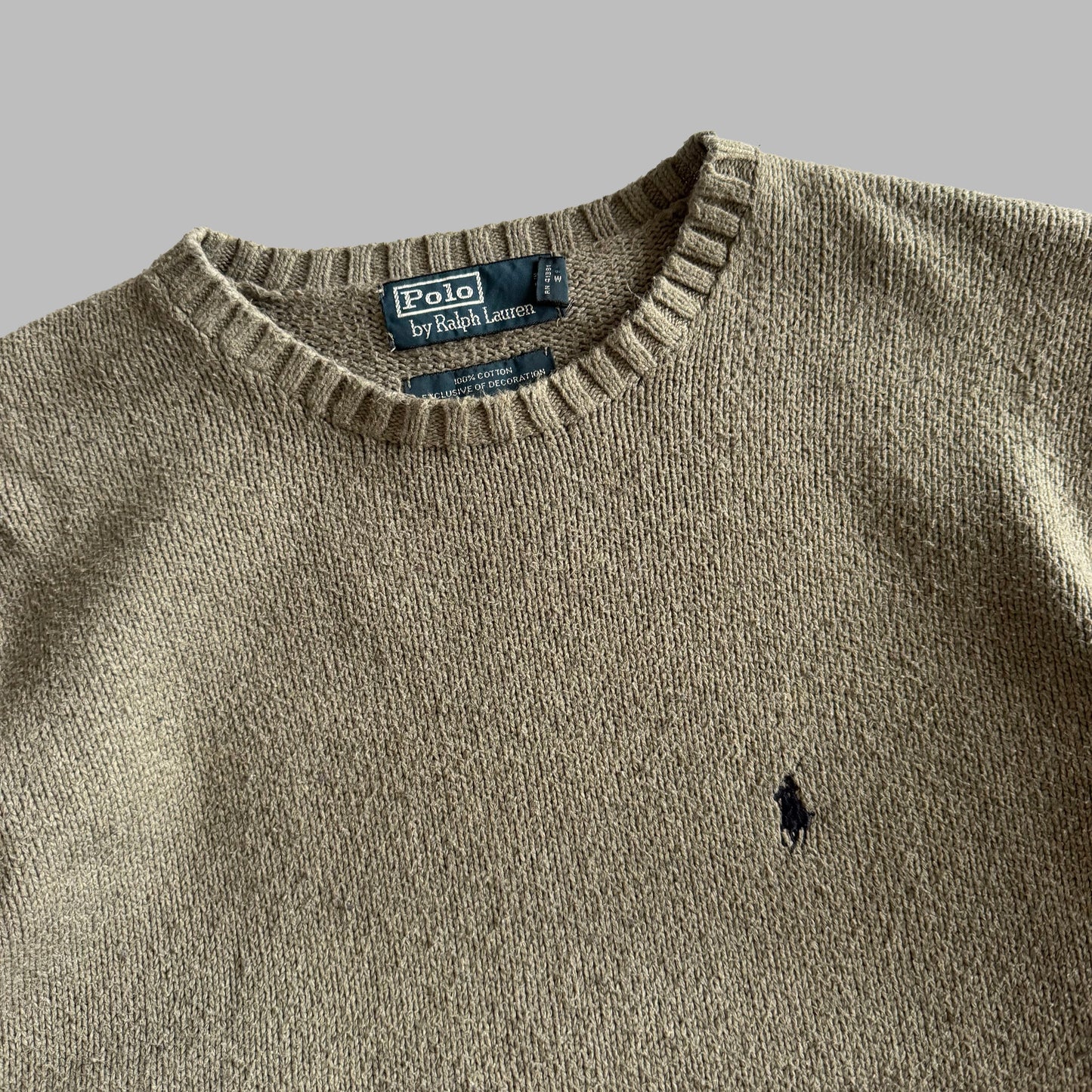 90s Polo Ralph Lauren Heavy Knit - M