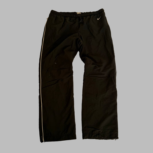 Y2K Nike Wide Leg Striped Track Pants - L