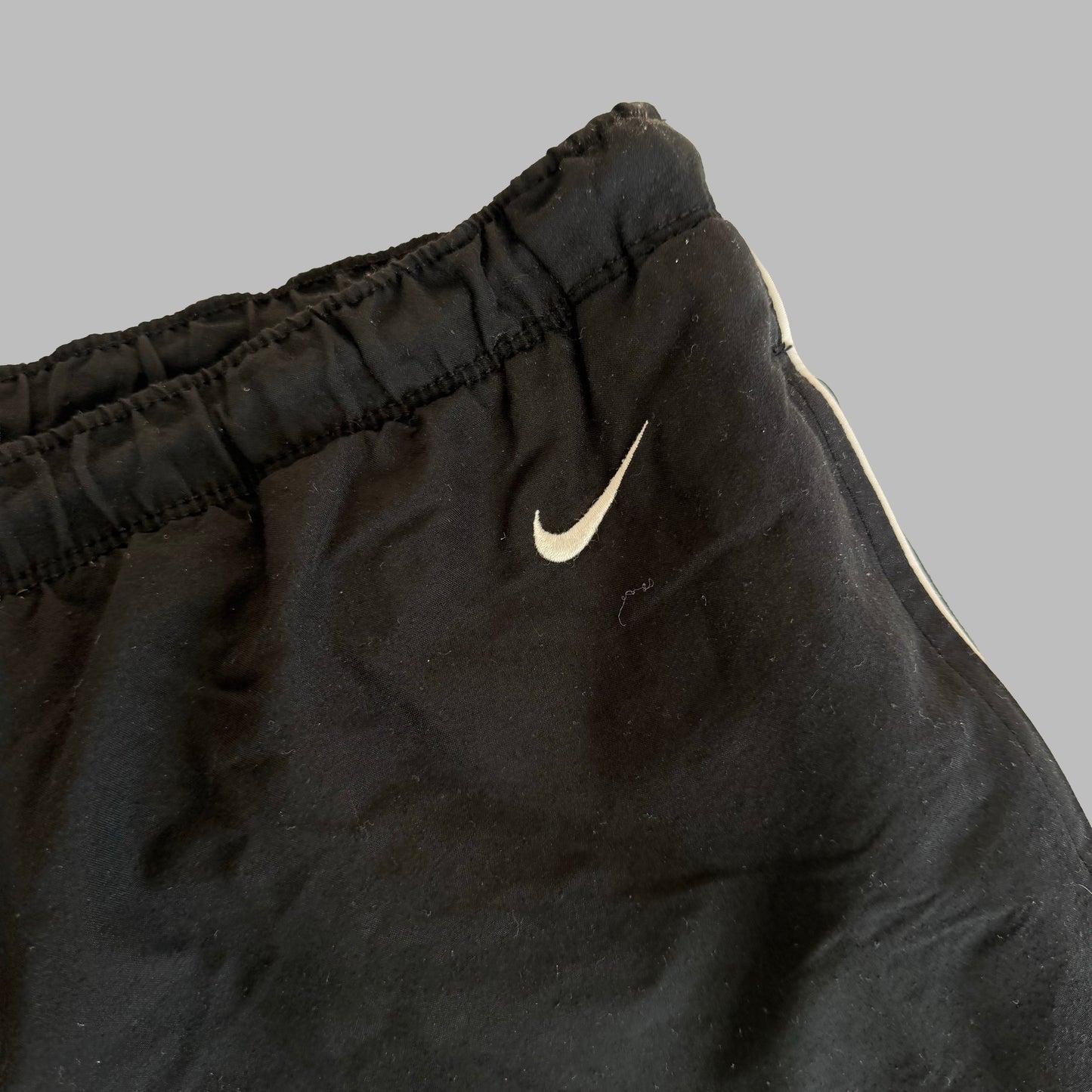Y2K Nike Wide Leg Striped Track Pants - L