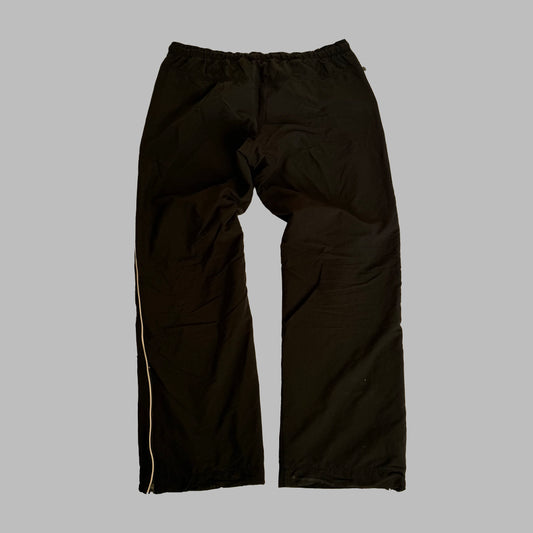 Y2K Nike Wide Leg Striped Track Pants - L