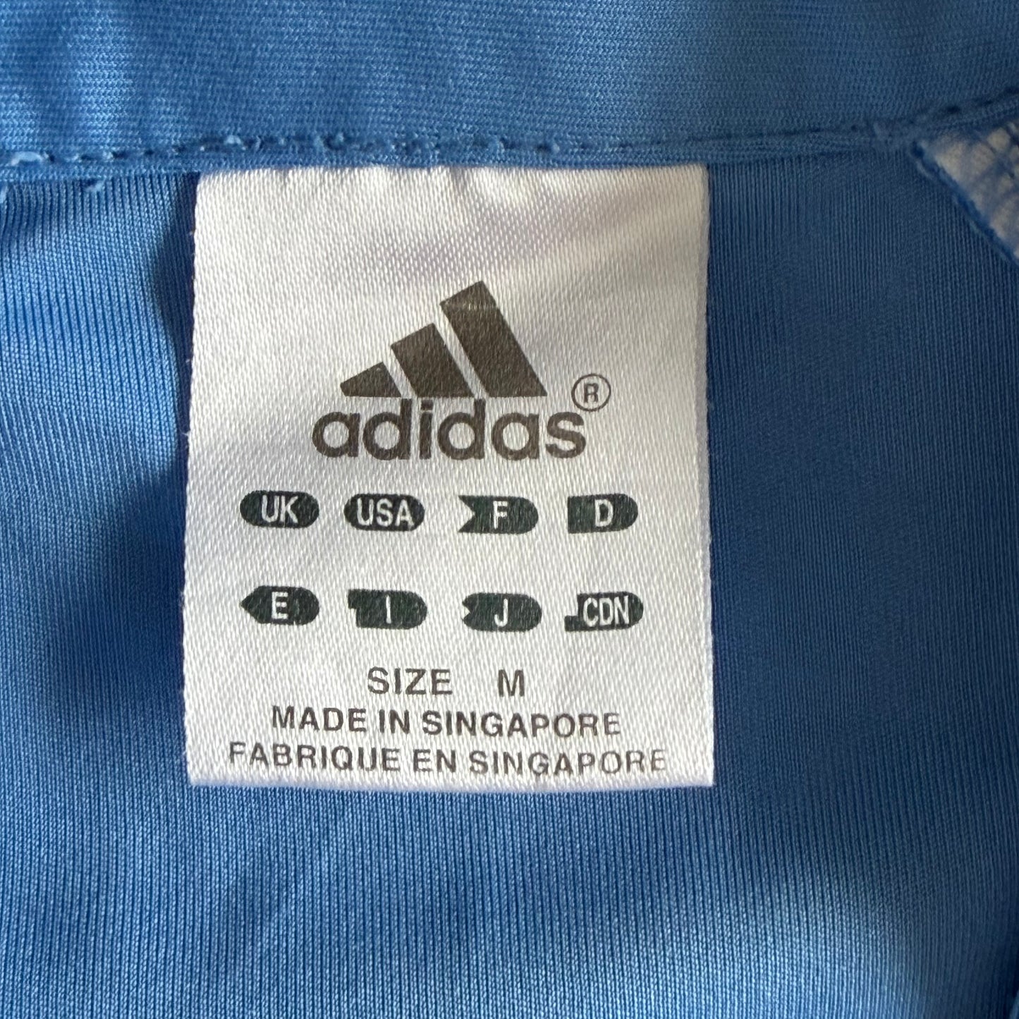 Y2K Adidas Raglan Polo Activewear Top - S