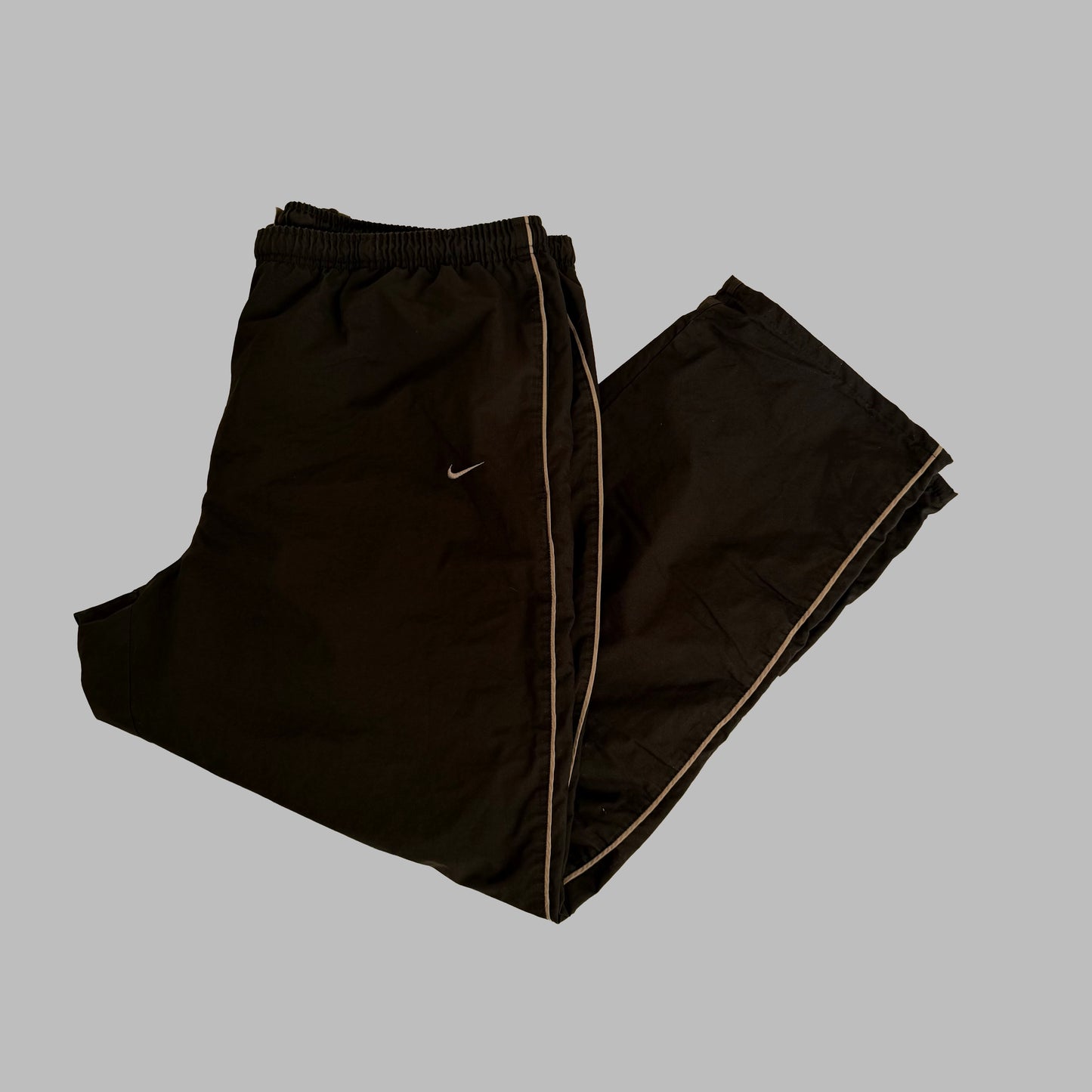 Y2K Nike Wide Leg Spell Out Track Pants - XXL