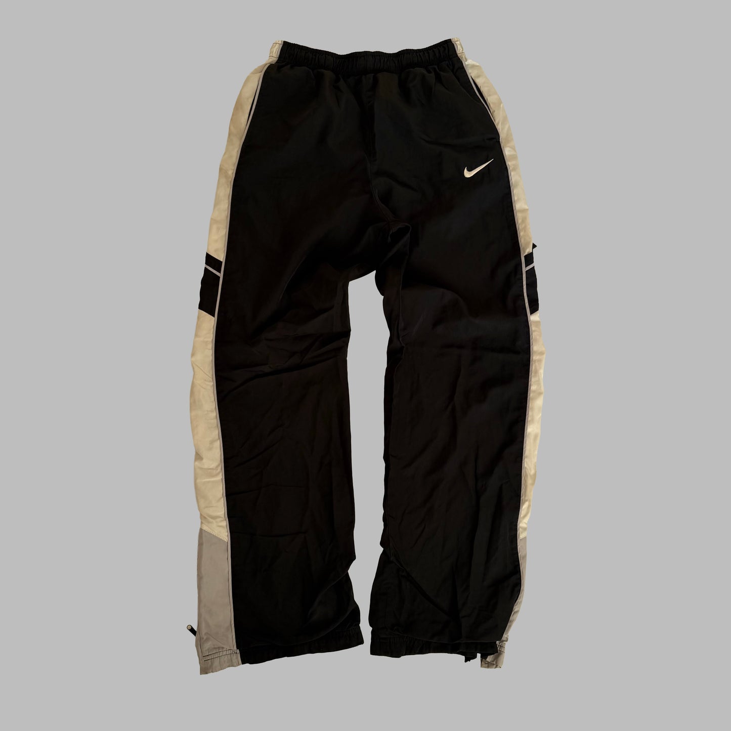 Nike Wide Leg Striped Track Pants - XS