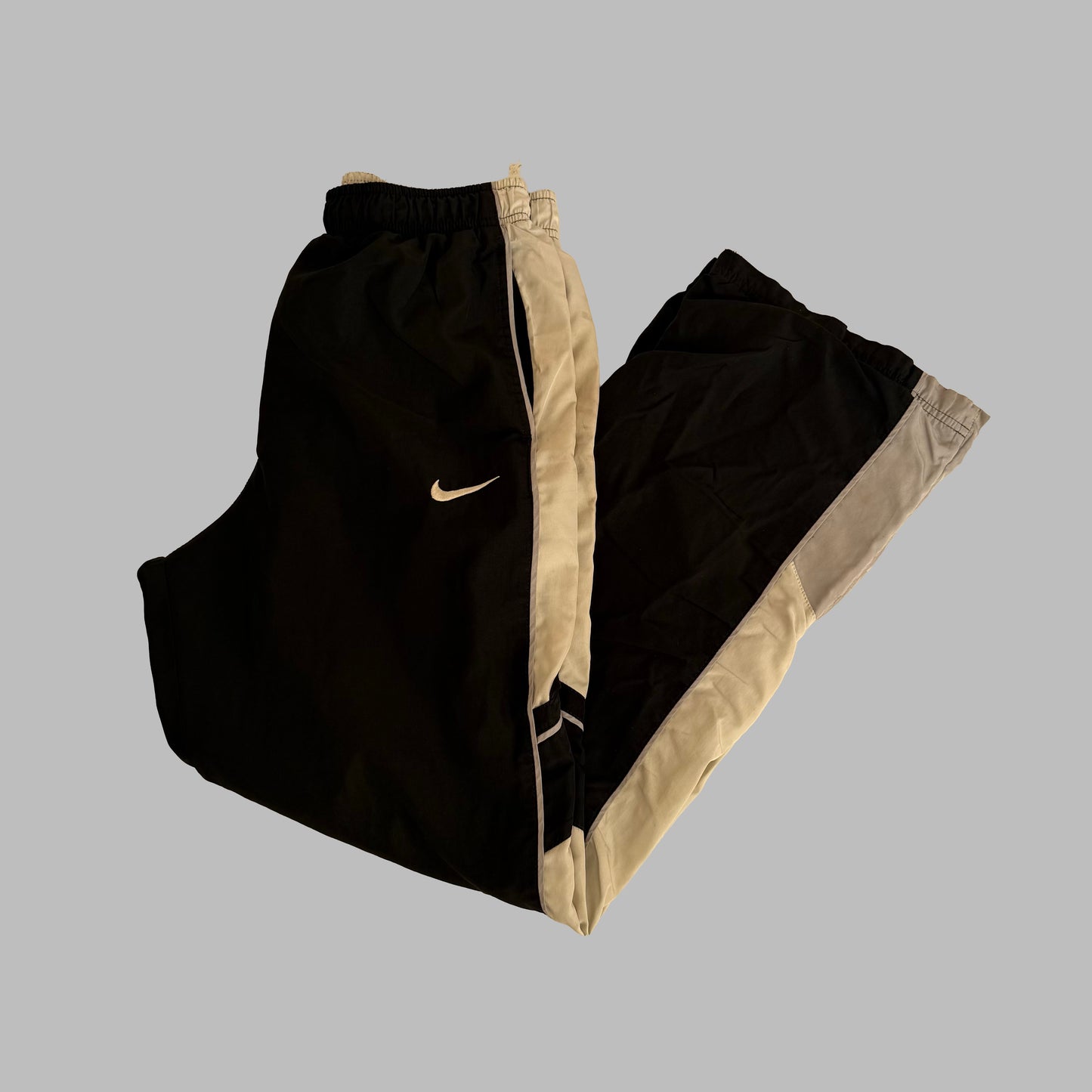 Nike Wide Leg Striped Track Pants - XS