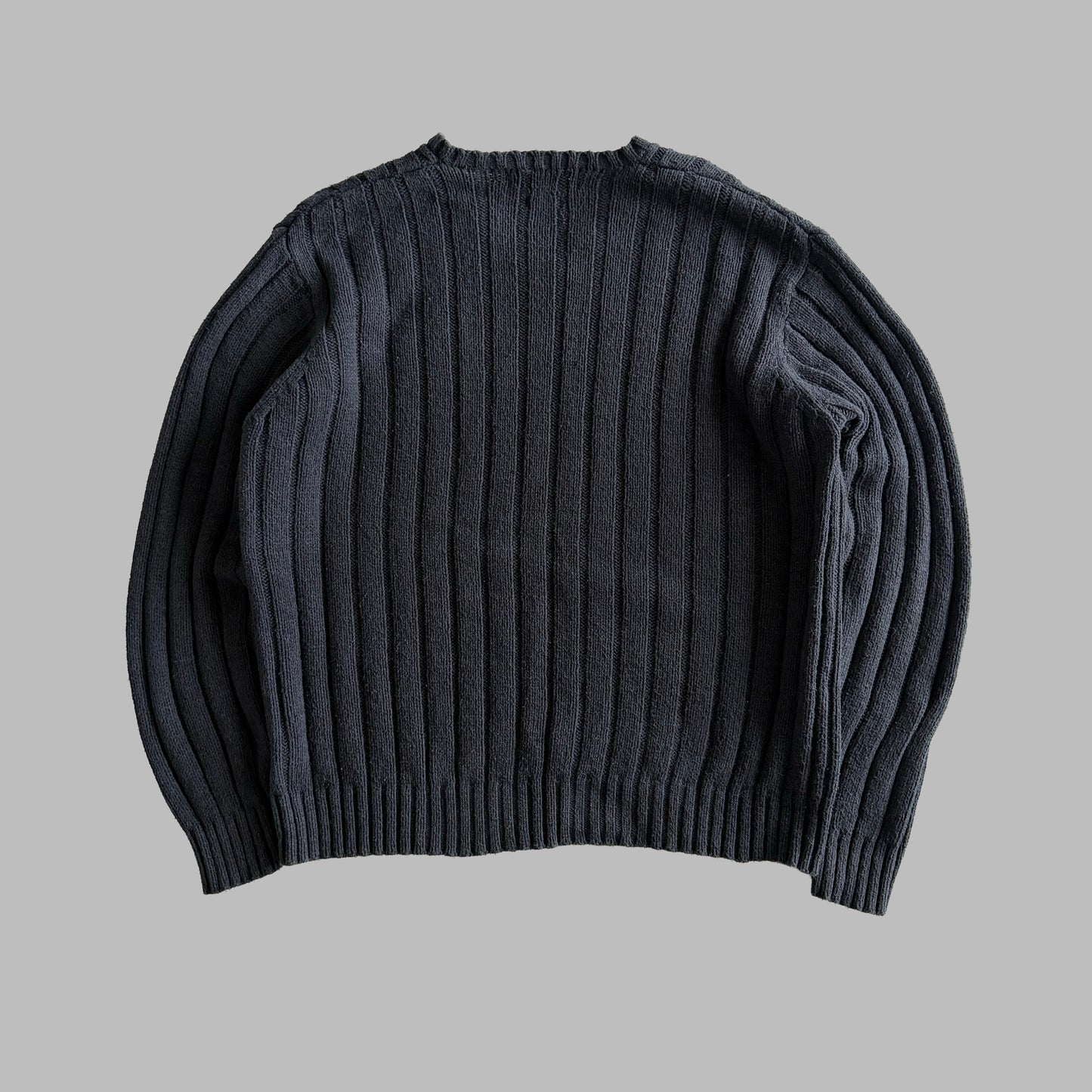 90s Polo Ralph Lauren Ribbed Heavy Knit - M
