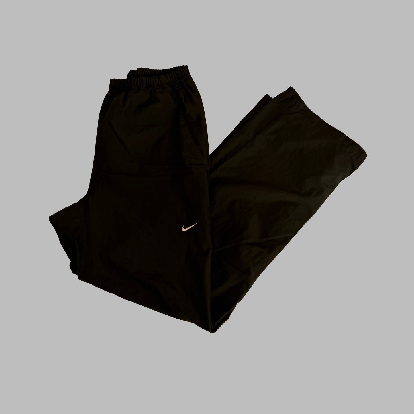Y2K Nike Wide Leg Classic Track Pants - M