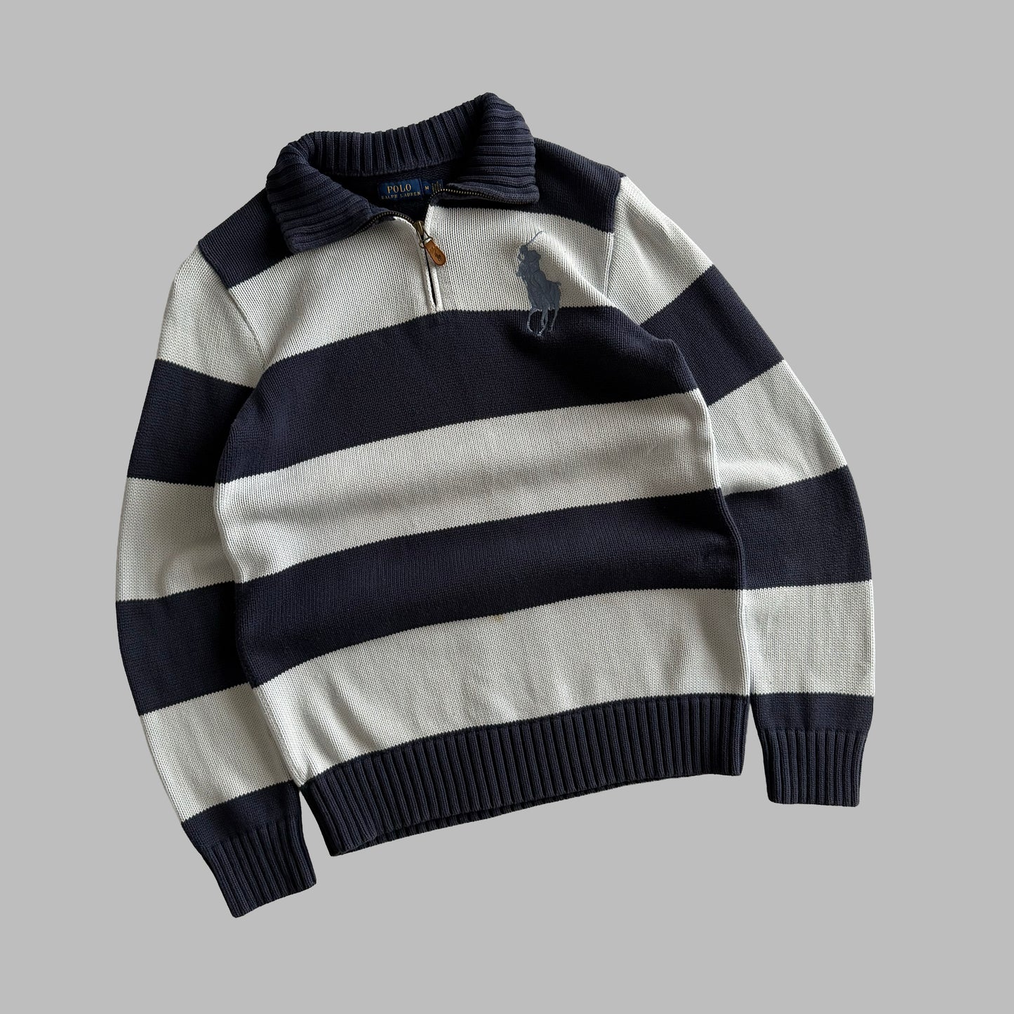Polo Ralph Lauren Striped Quarter Zip - M