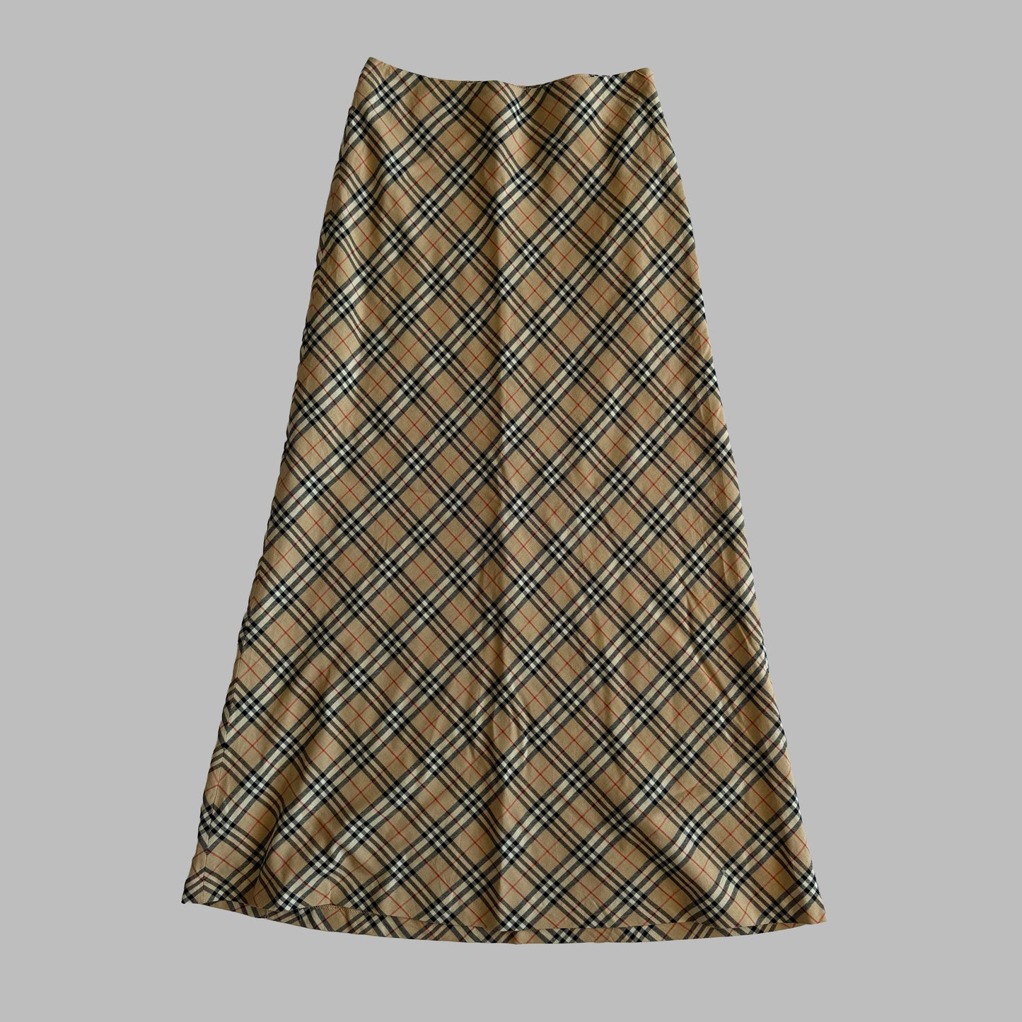 00s Burberry Maxi Skirt - 26"