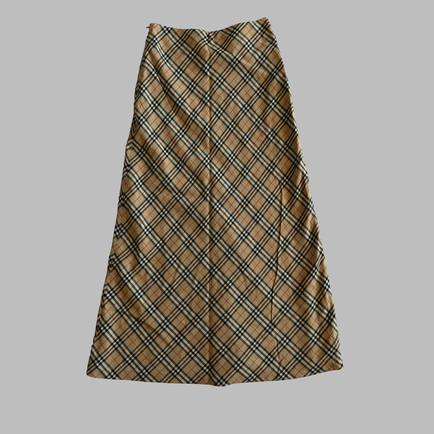00s Burberry Maxi Skirt - 26"