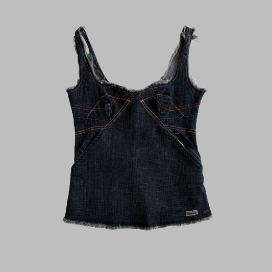 00s Diesel Denim Corset - Small