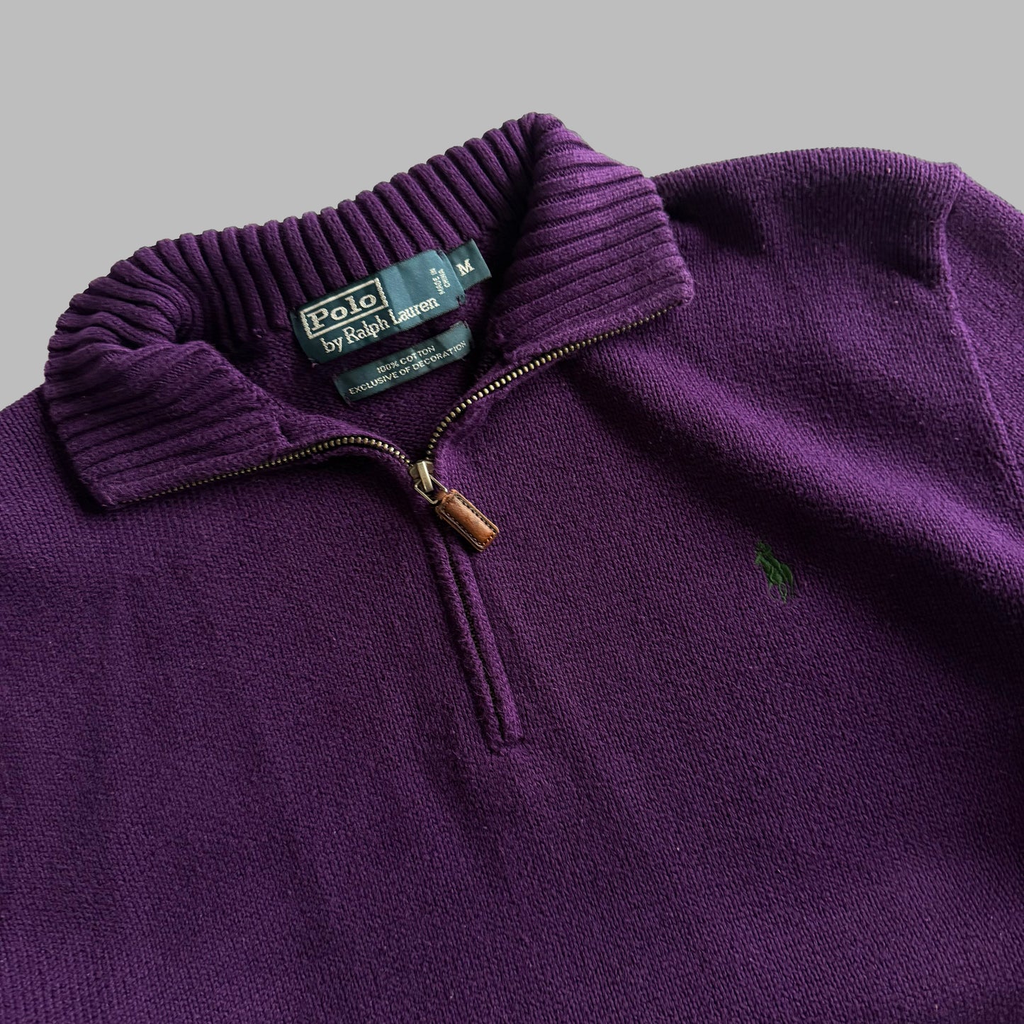 90s Polo Ralph Lauren Quarter Zip - M