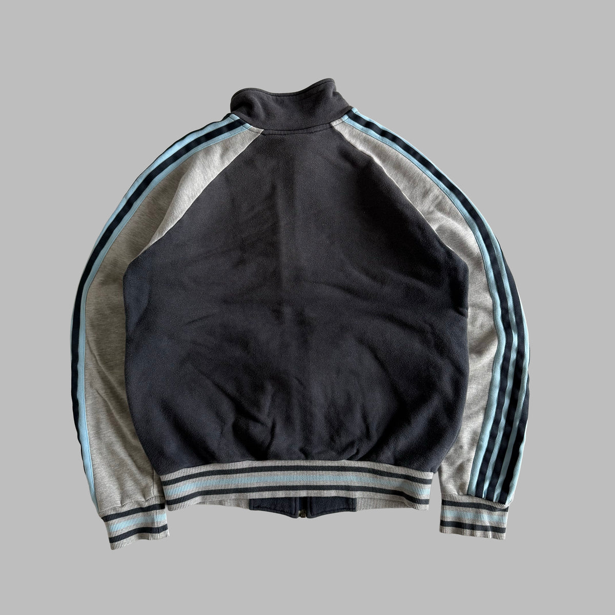 Y2K Adidas Spell Out Raglan Track Jacket - S/M