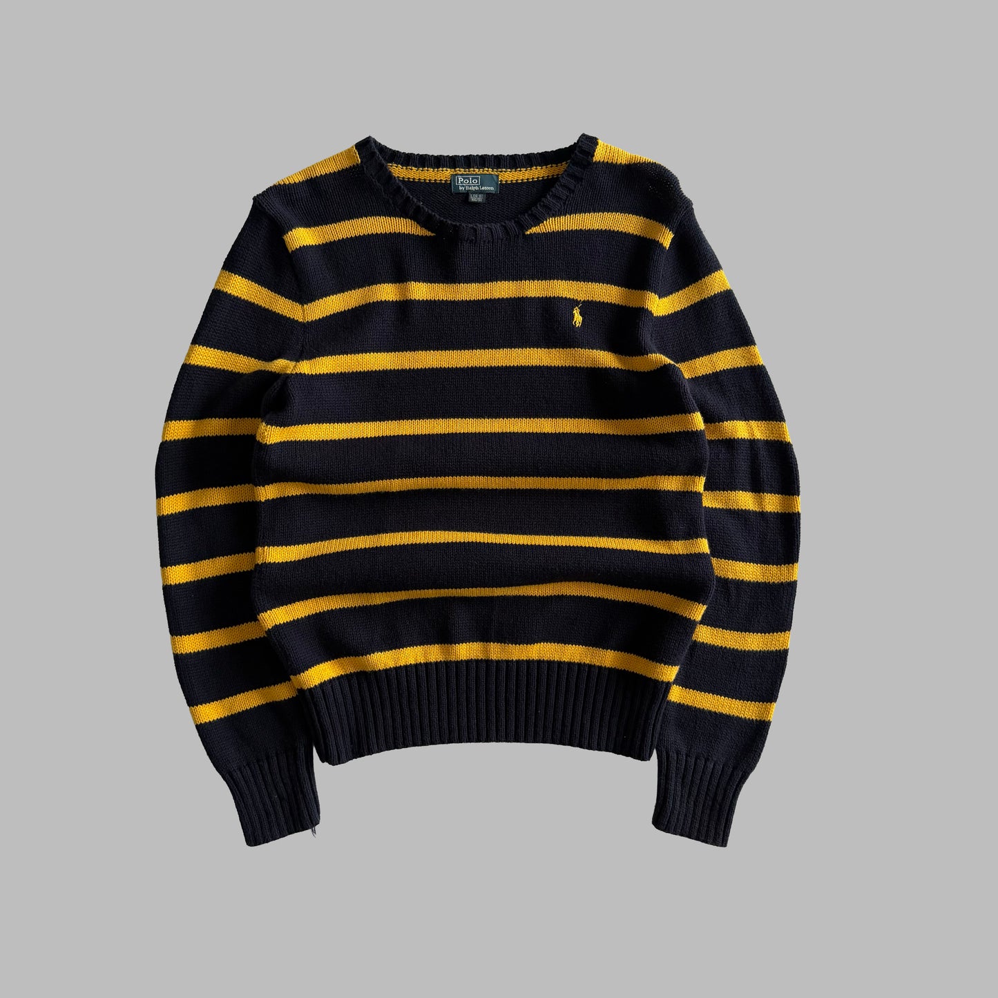 90s Polo Ralph Lauren Striped Heavy Knit - S