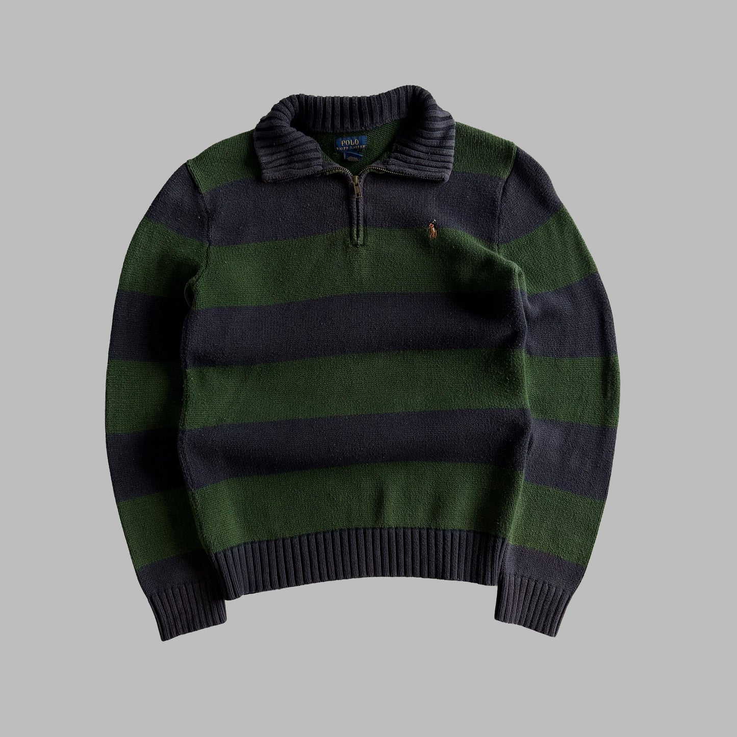 Polo Ralph Lauren Striped Quarter Zip - S