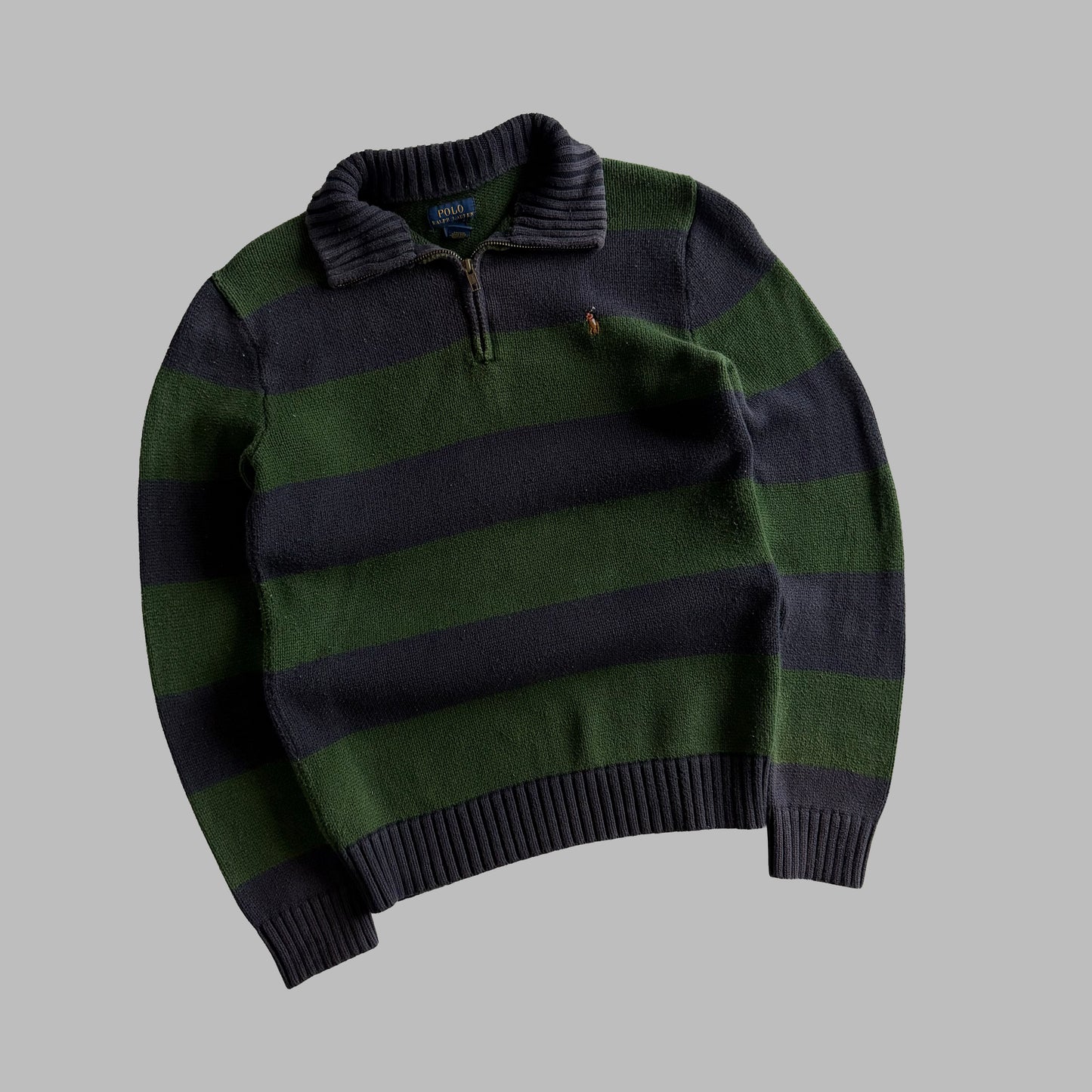 Polo Ralph Lauren Striped Quarter Zip - S