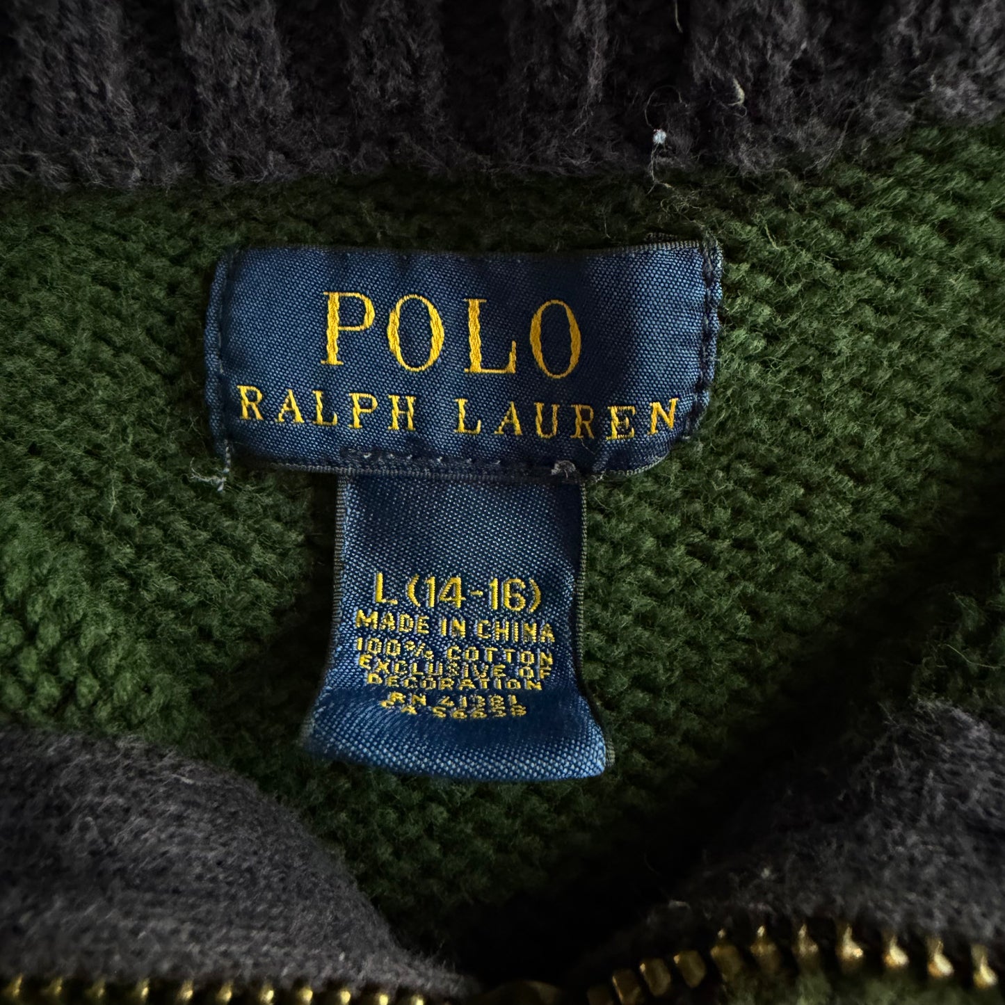 Polo Ralph Lauren Striped Quarter Zip - S