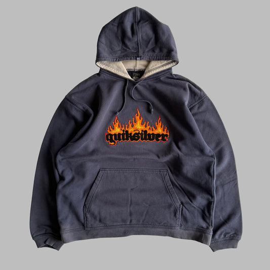 Quiksilver Spell Out Hoodie - X-Large