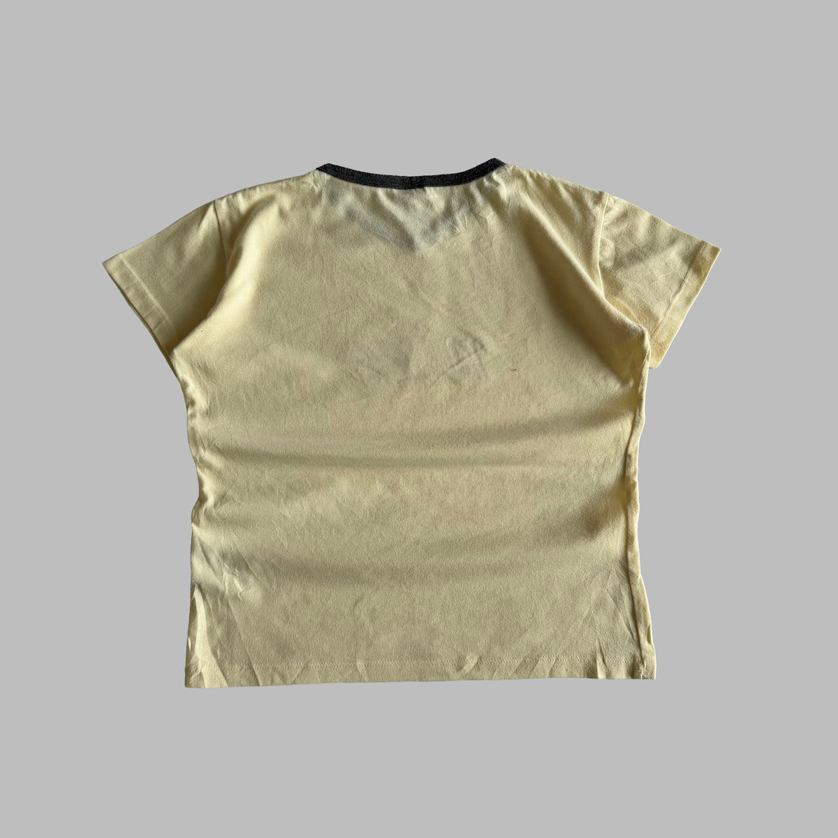Y2K Nike Spell Out Ringer Baby Tee - S