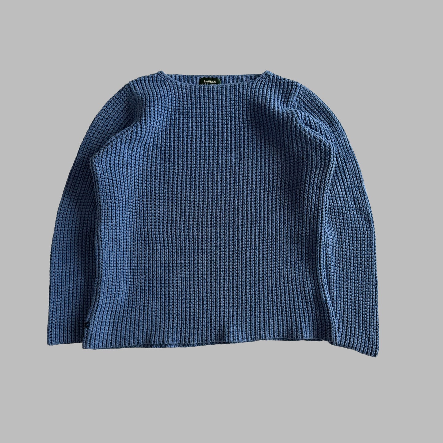 Y2K Polo Ralph Lauren Waffle Heavy Knit - L