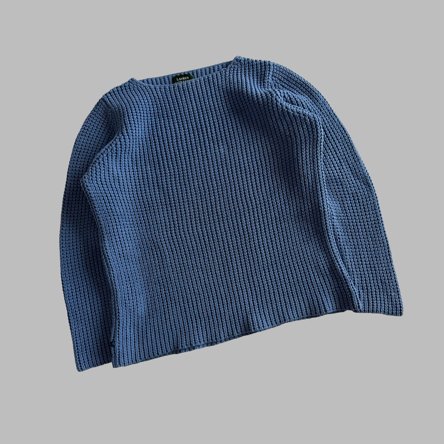 Y2K Polo Ralph Lauren Waffle Heavy Knit - L
