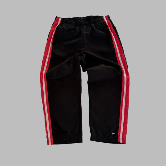 Y2K Nike Wide Leg Striped Track Pants - M