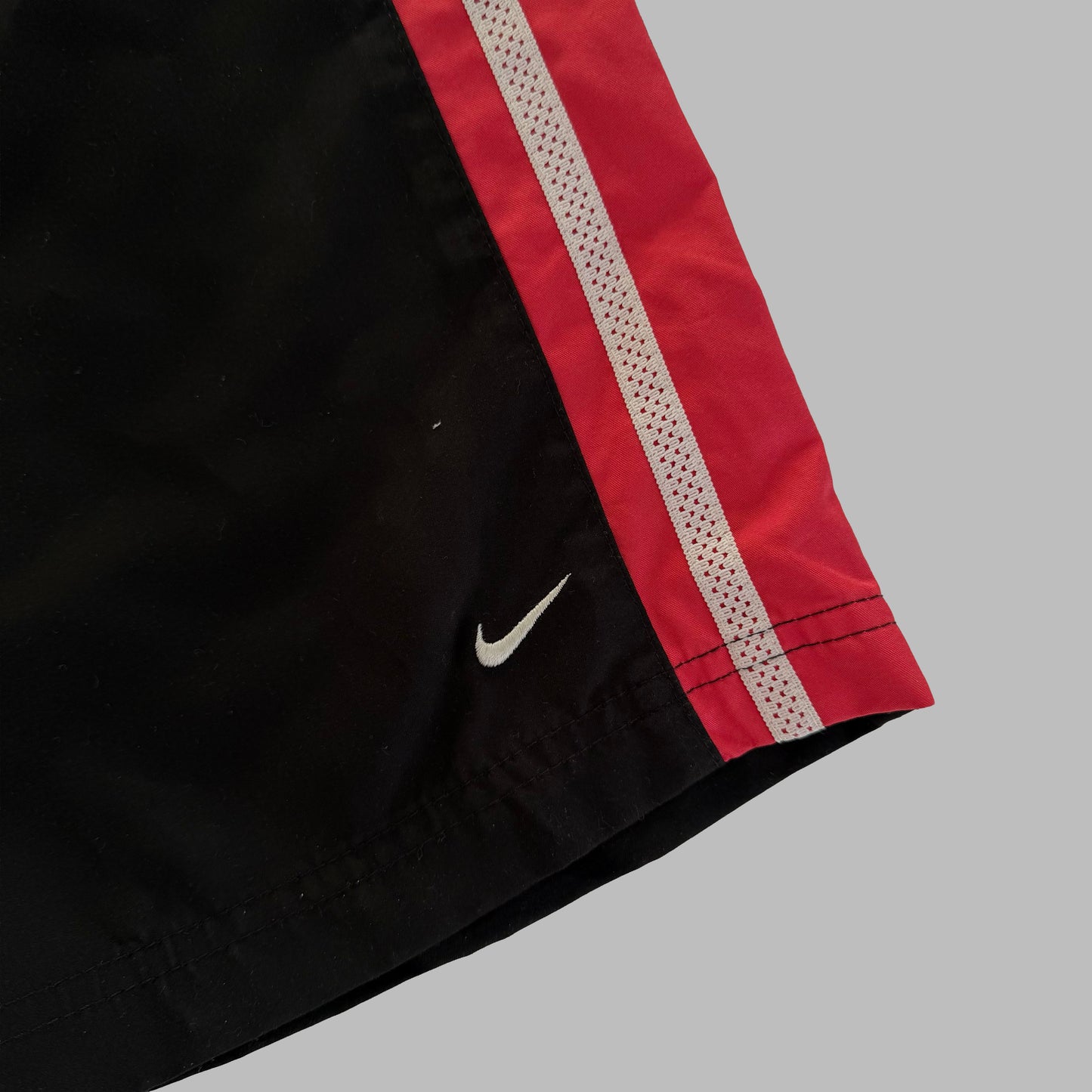 Y2K Nike Wide Leg Striped Track Pants - M