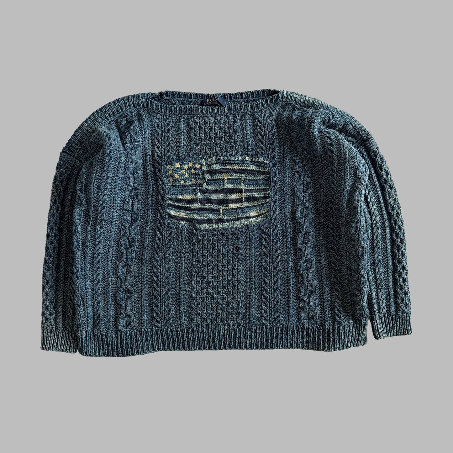 Polo Ralph Lauren Cable Knit Flag Knit - XL