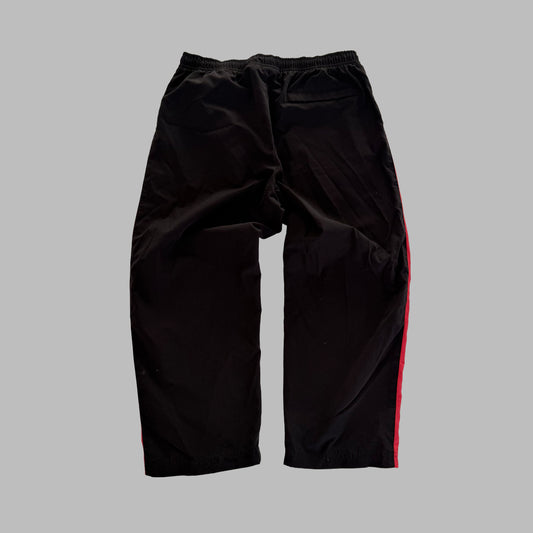 Y2K Nike Wide Leg Striped Track Pants - M