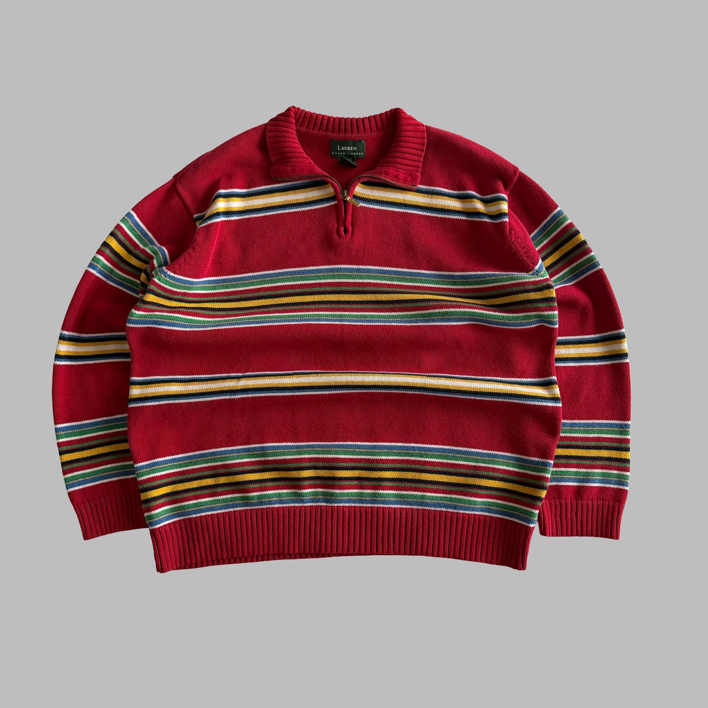 Y2K Polo Ralph Lauren Quarter Zip - XL