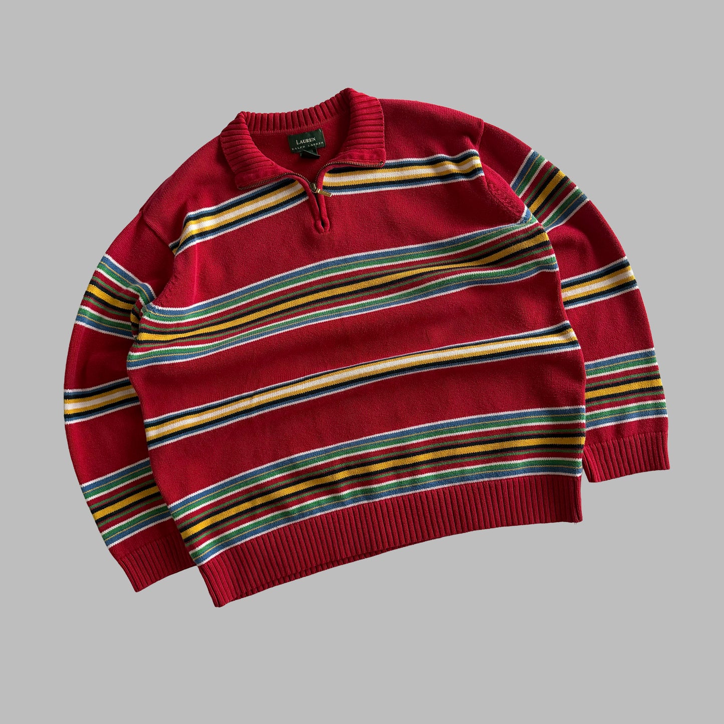 Y2K Polo Ralph Lauren Quarter Zip - XL