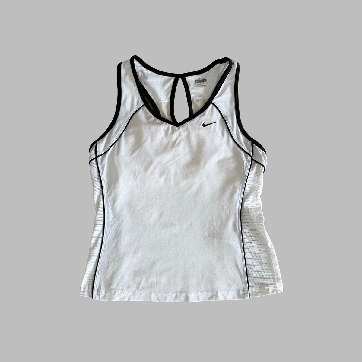 Y2K Nike Panelled Activewear Top - M/L