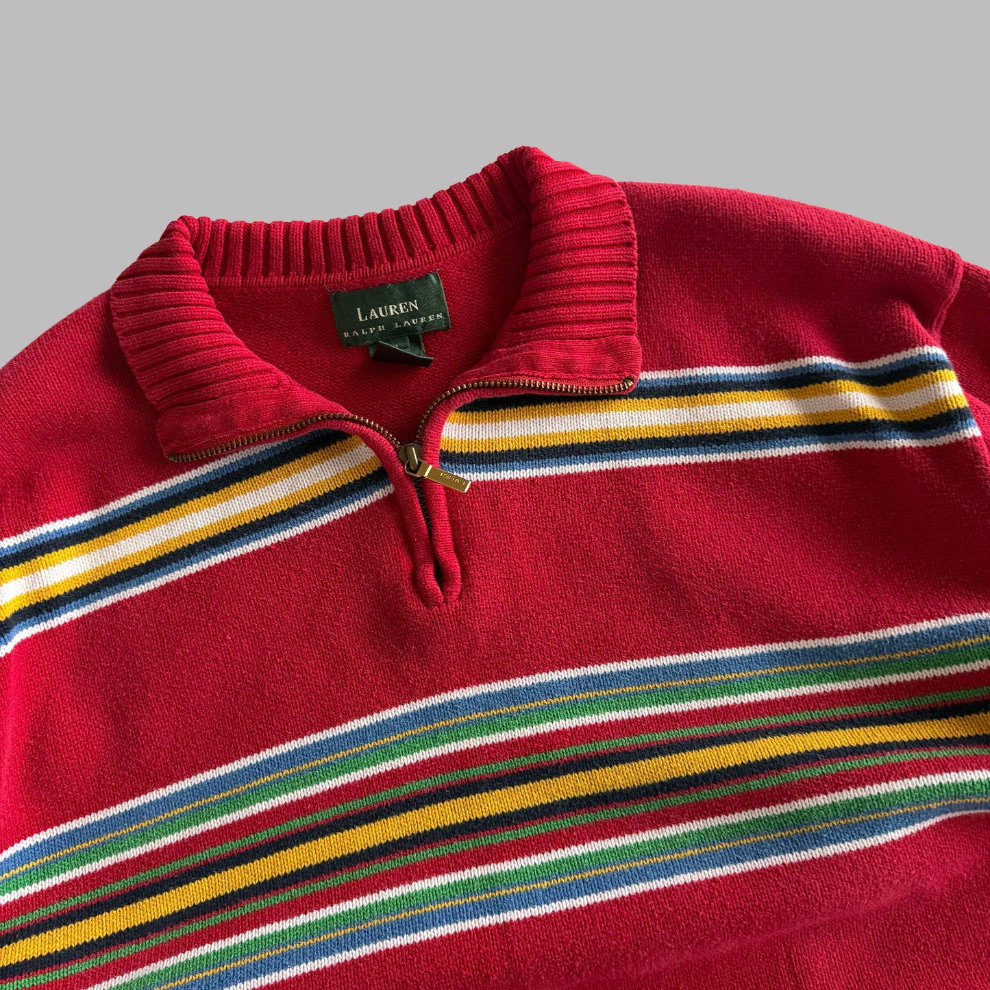 Y2K Polo Ralph Lauren Quarter Zip - XL