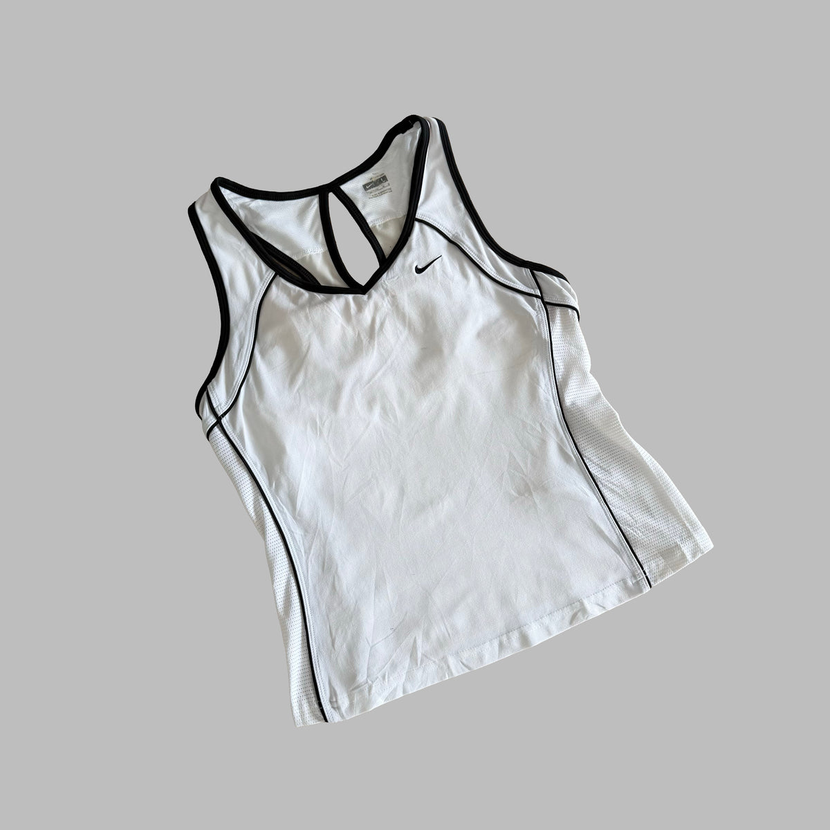 Y2K Nike Panelled Activewear Top - M/L