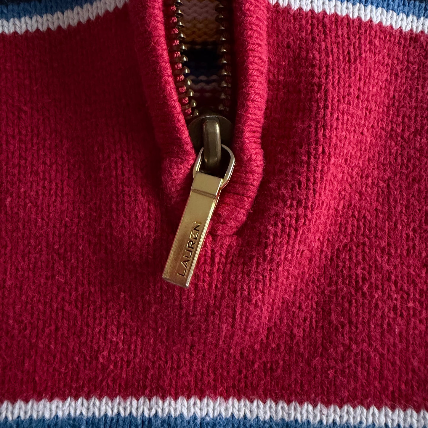 Y2K Polo Ralph Lauren Quarter Zip - XL