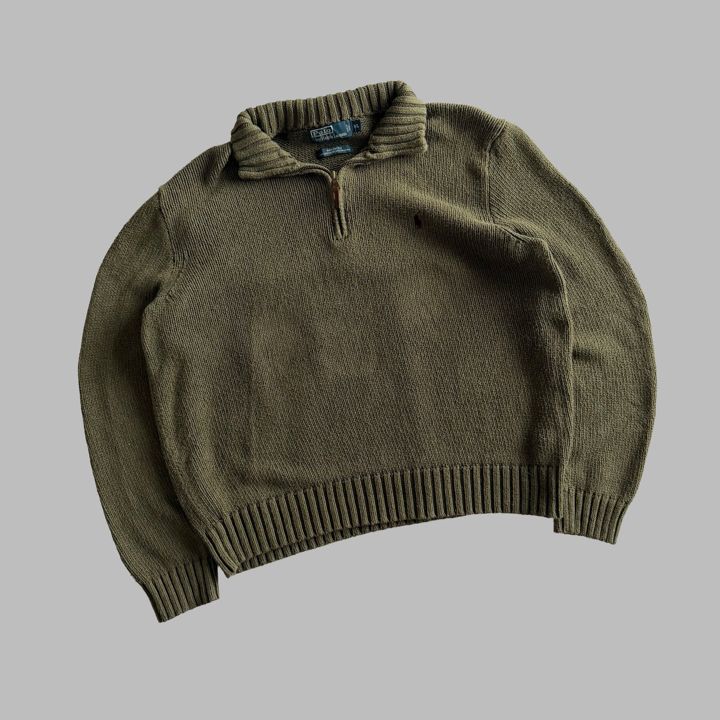 90s Polo Ralph Lauren Quarter Zip - XL